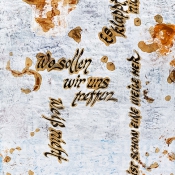 Literarische Blumenwiese · Texttafel