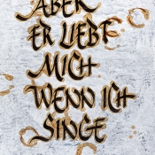 Literarische Blumenwiese · Texttafel