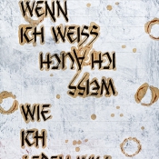 Literarische Blumenwiese · Texttafel