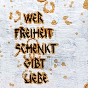 Literarische Blumenwiese · Texttafel