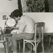 1967 · Atif Gülücü in seinem Heimatelier in Antakya