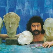 1992 · Atif Gülücü mit Gipsstudien von Otto Flath in Bad-Segeberg